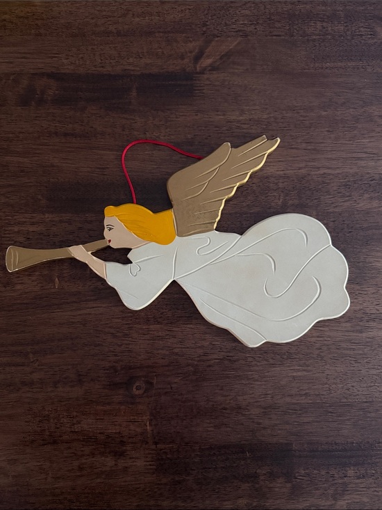 Other - Wooden angel hanging ornament